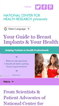 Mobile Screenshot of breastimplantinfo.org